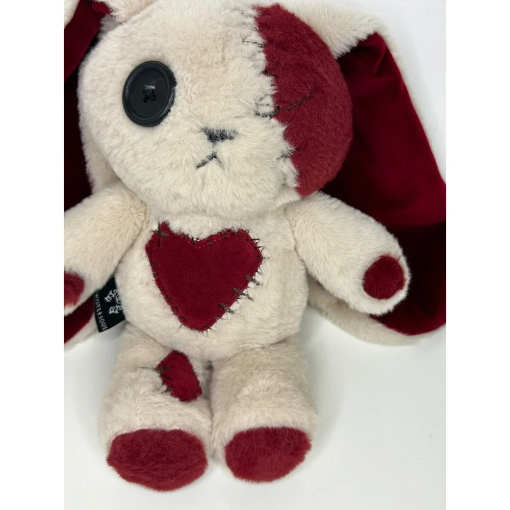 Plushie Dreadfuls Love Red Heart Rabbit Super Soft Goth Plush